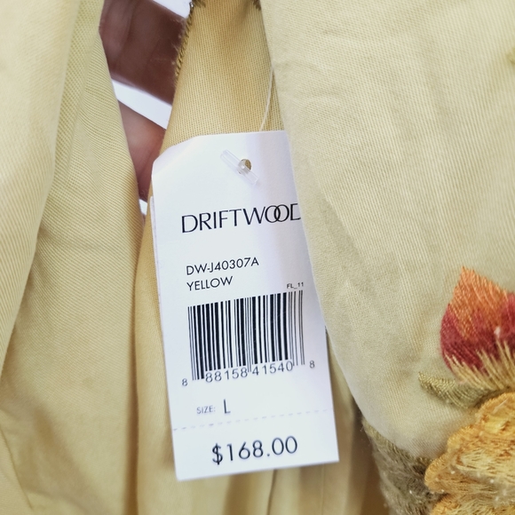 NWT Driftwood Abby Harvest Embroidered Kimono/Jacket Large - Picture 15 of 16